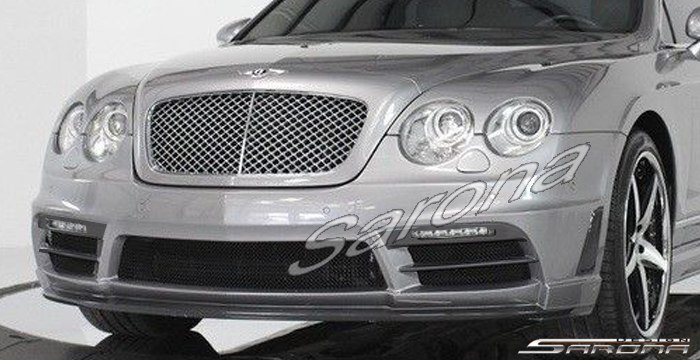 Custom Bentley Flying Spur  Sedan Front Bumper (2004 - 2013) - $1590.00 (Part #BT-017-FB)